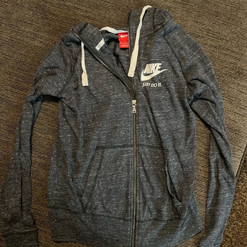 Grey Nike Zip Up